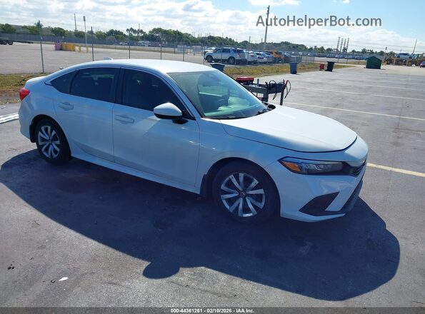 2HGFE2F23PH533144 2023 HONDA CIVIC Белый Передняя правая четверть