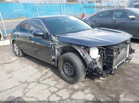 2HGFE2F28RH586022 2024 HONDA CIVIC Gray Przód prawy