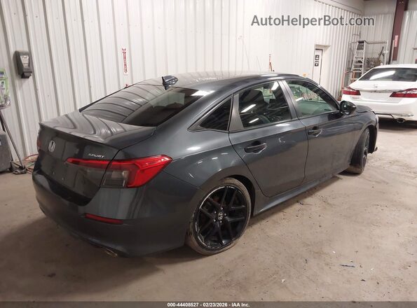 2HGFE2F51NH507813 2022 HONDA CIVIC Серый Задняя правая четверть