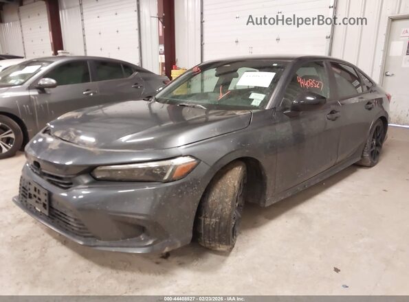 2HGFE2F51NH507813 2022 HONDA CIVIC Серый Передняя левая четверть