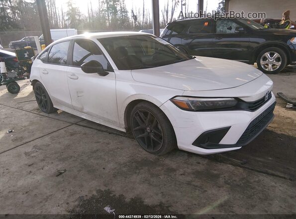 2HGFE2F51NH514731 2022 HONDA CIVIC Белый Передняя правая четверть
