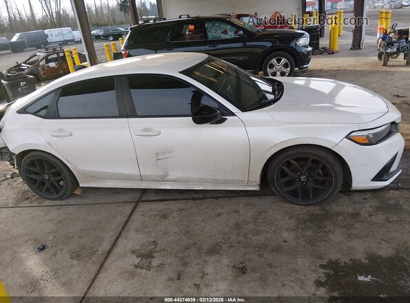 2HGFE2F51NH514731 2022 HONDA CIVIC Белый Панорамный вид салона 360°