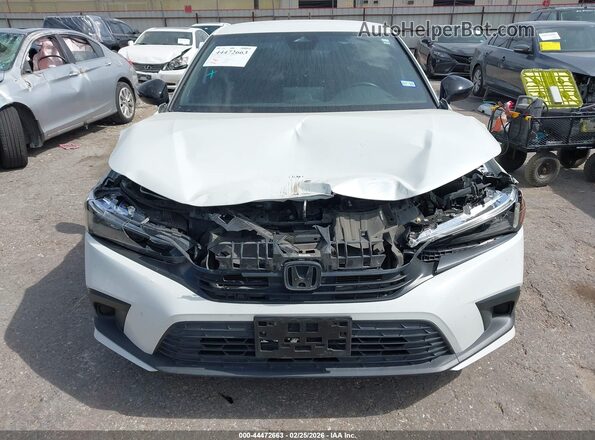 2HGFE2F51PH519902 2023 HONDA CIVIC White წინა პანელის ხედი