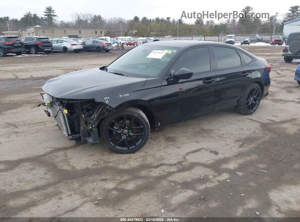 2HGFE2F52SH519710 2025 HONDA CIVIC Черный Передняя левая четверть