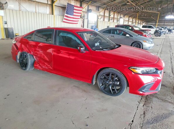2HGFE2F53NH502807 2022 HONDA CIVIC Red Delantero derecho