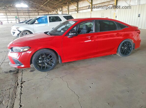 2HGFE2F53NH502807 2022 HONDA CIVIC Red Vista tres cuartos delantera izquierda