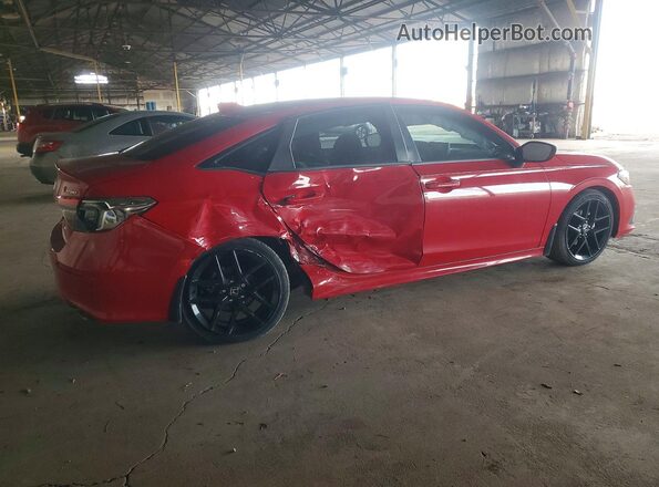 2HGFE2F53NH502807 2022 HONDA CIVIC Red Trasero derecho