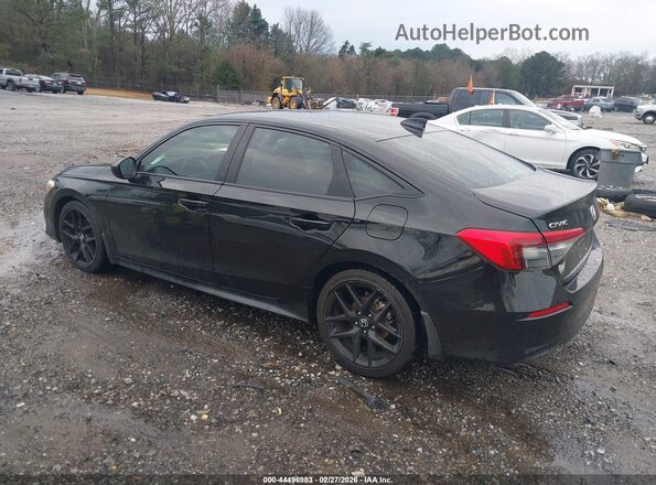 2HGFE2F53NH568774 2022 HONDA CIVIC Черный Задняя левая четверть