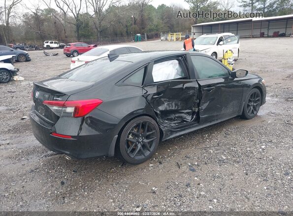 2HGFE2F53NH568774 2022 HONDA CIVIC Черный Задняя правая четверть
