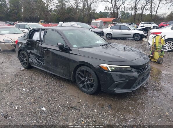 2HGFE2F53NH568774 2022 HONDA CIVIC Черный Передняя правая четверть