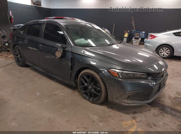 2HGFE2F55NH570266 2022 HONDA CIVIC Gray Front right