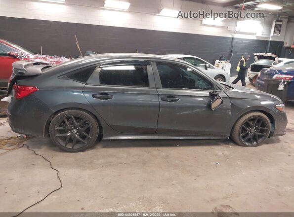 2HGFE2F55NH570266 2022 HONDA CIVIC Gray Rear interior view