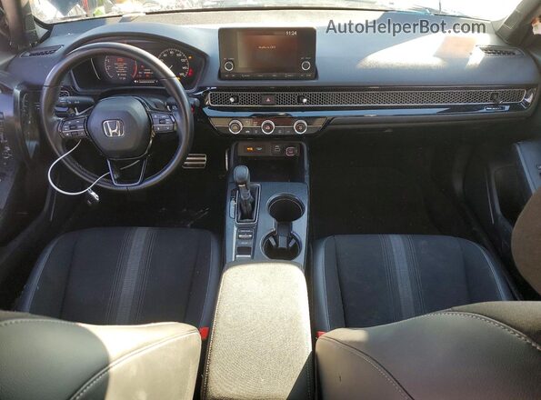 2HGFE2F55NH599508 2022 HONDA CIVIC Black Vista del salpicadero
