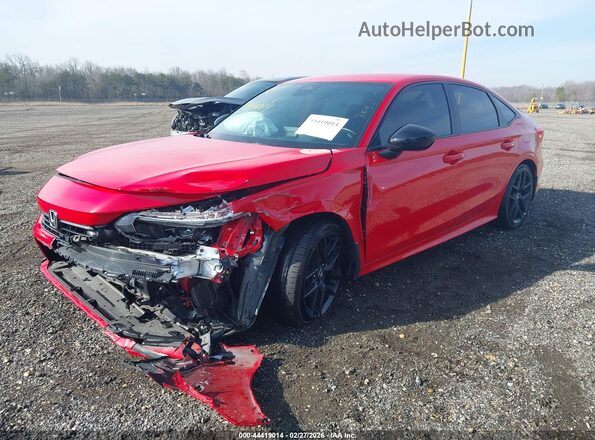 2HGFE2F55PH508014 2023 HONDA CIVIC Красный Передняя левая четверть