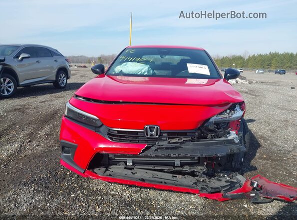 2HGFE2F55PH508014 2023 HONDA CIVIC Красный Вид щитка приборов