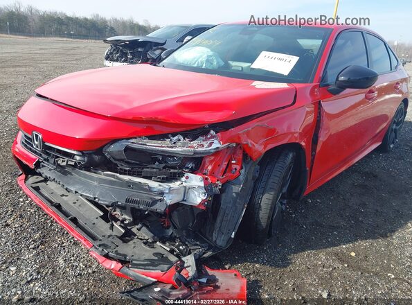 2HGFE2F55PH508014 2023 HONDA CIVIC Красный Вид спереди