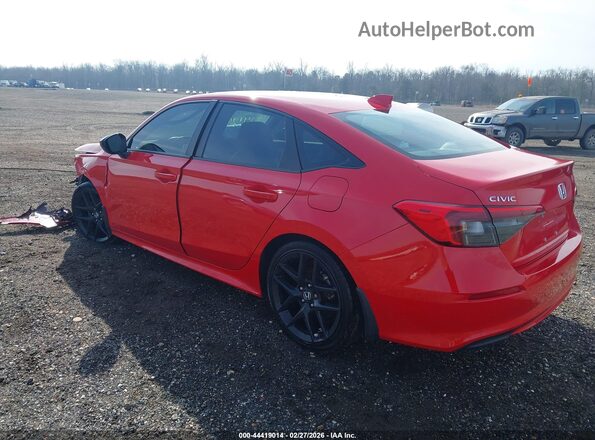 2HGFE2F55PH508014 2023 HONDA CIVIC Красный Задняя левая четверть