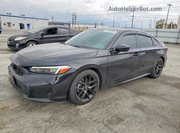2HGFE2F55SH538946 2025 HONDA CIVIC Черный Передняя левая четверть