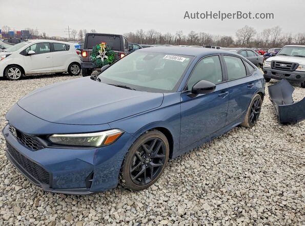 2HGFE2F55TH509027 2026 HONDA CIVIC Синий Передняя левая четверть