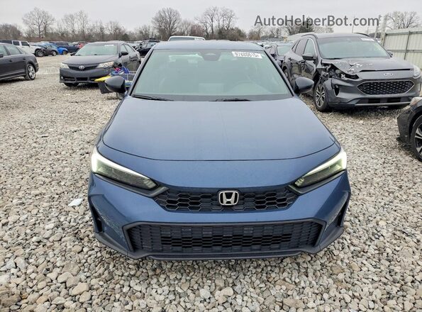 2HGFE2F55TH509027 2026 HONDA CIVIC Синий Вид спереди