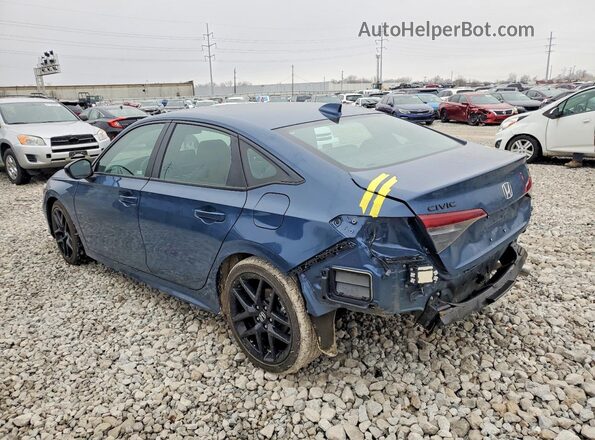 2HGFE2F55TH509027 2026 HONDA CIVIC Синий Задняя левая четверть