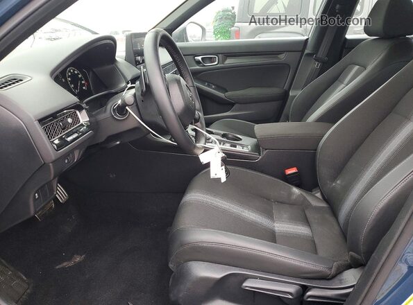 2HGFE2F55TH509027 2026 HONDA CIVIC Синий Вид салона спереди