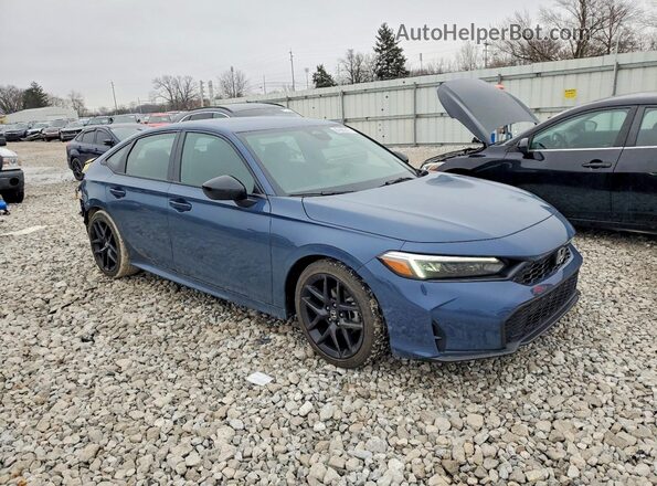 2HGFE2F55TH509027 2026 HONDA CIVIC Синий Передняя правая четверть