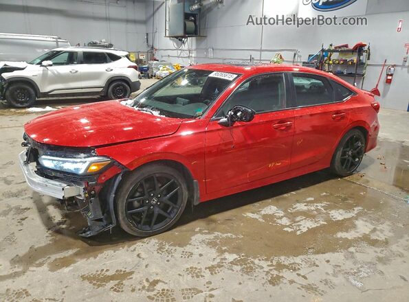 2HGFE2F56RH115030 2024 HONDA CIVIC Red Vista tres cuartos delantera izquierda