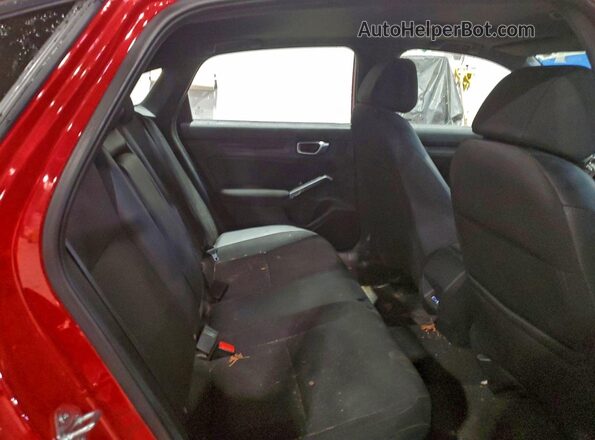 2HGFE2F56RH115030 2024 HONDA CIVIC Red Vista de los asientos traseros