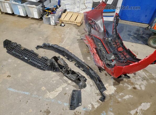 2HGFE2F56RH115030 2024 HONDA CIVIC Red Vista del compartimento del motor