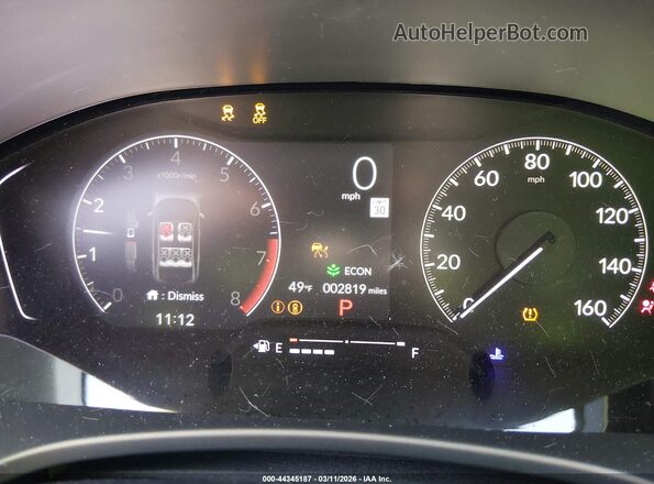 2HGFE2F56TH543655 2026 HONDA CIVIC Белый Вид задних сидений