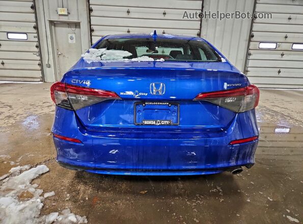 2HGFE2F57RH555953 2024 HONDA CIVIC Синий Вид сзади