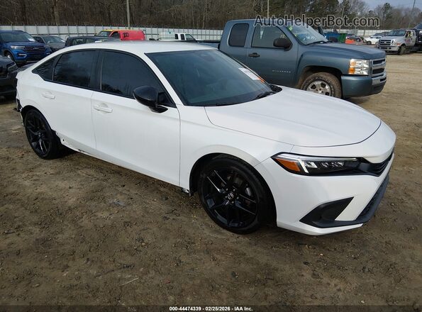 2HGFE2F58PH541119 2023 HONDA CIVIC Белый Передняя правая четверть