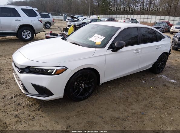 2HGFE2F58PH541119 2023 HONDA CIVIC Белый Передняя левая четверть