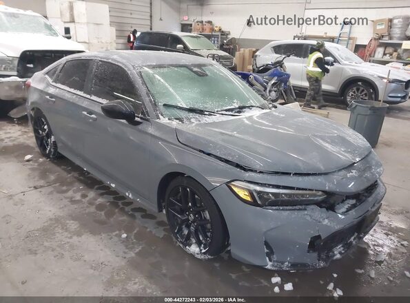 2HGFE2F58SH589275 2025 HONDA CIVIC Gray Przód prawy