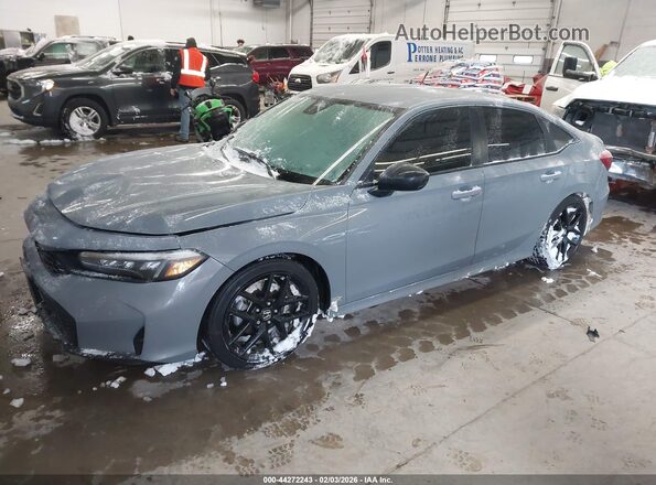 2HGFE2F58SH589275 2025 HONDA CIVIC Gray Przód lewy