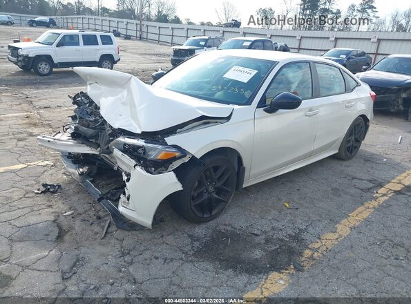 2HGFE2F5XNH593235 2022 HONDA CIVIC White Przód lewy