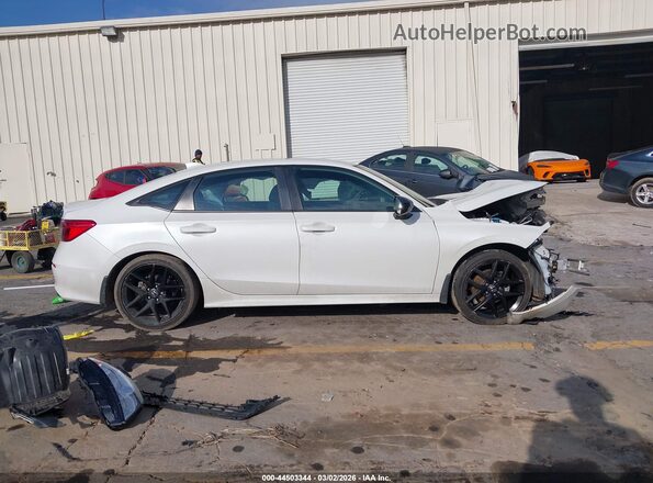 2HGFE2F5XNH593235 2022 HONDA CIVIC White Widok wnętrza z tyłu