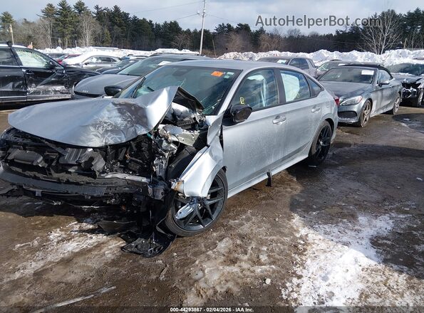 2HGFE2F5XSH559355 2025 HONDA CIVIC Серебряный Передняя левая четверть