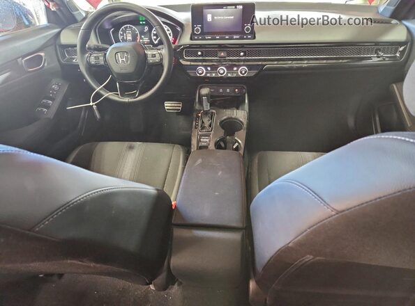 2HGFE2F5XSH588158 2025 HONDA CIVIC Red Vista del salpicadero