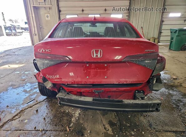2HGFE2F5XSH588158 2025 HONDA CIVIC Red Vista trasera