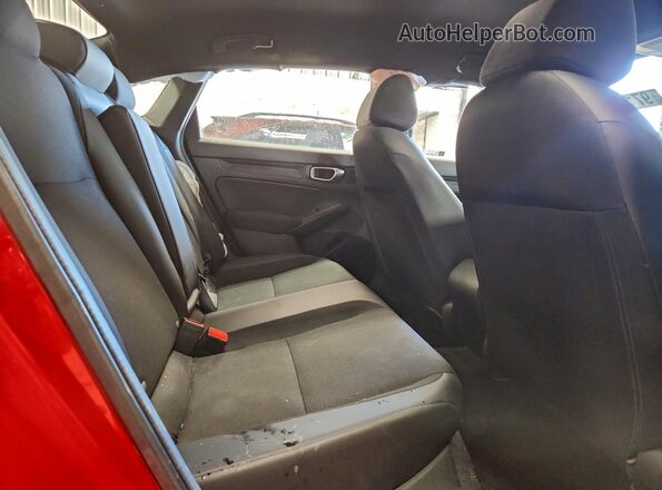 2HGFE2F5XSH588158 2025 HONDA CIVIC Red Vista de los asientos traseros