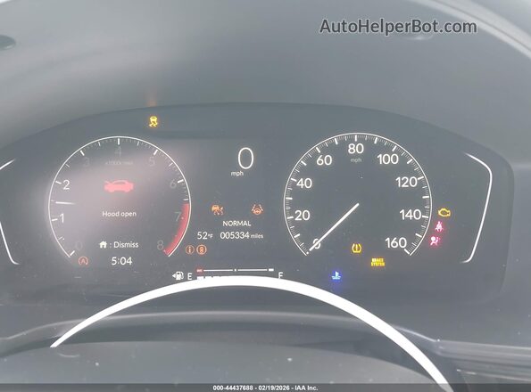 2HGFE2F5XTH504230 2026 HONDA CIVIC Gray Widok tylnych siedzeń