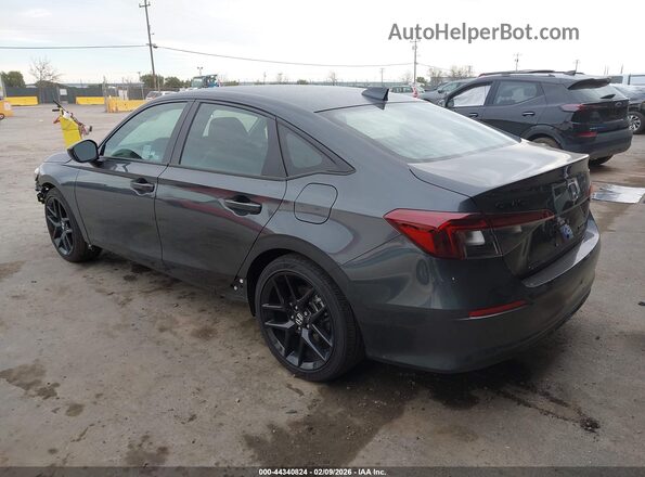 2HGFE4F80TH309047 2026 HONDA CIVIC HYBRID Gray Rear left