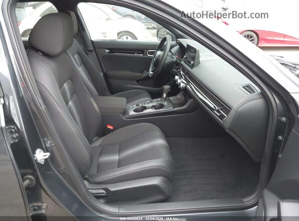 2HGFE4F80TH309047 2026 HONDA CIVIC HYBRID Gray Front interior view