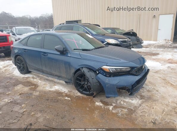 2HGFE4F80TH328942 2026 HONDA CIVIC HYBRID Синий Передняя правая четверть