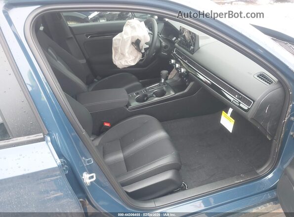2HGFE4F80TH328942 2026 HONDA CIVIC HYBRID Синий Вид салона спереди