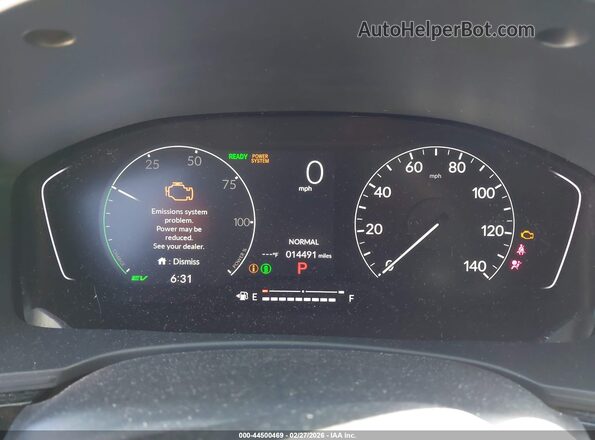 2HGFE4F81SH330665 2025 HONDA CIVIC HYBRID Серый Вид задних сидений