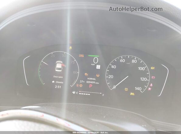 2HGFE4F81TH311602 2026 HONDA CIVIC HYBRID White Widok tylnych siedzeń