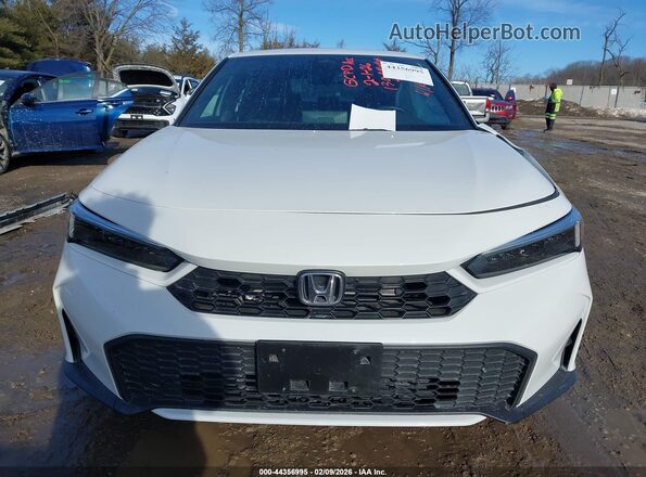 2HGFE4F81TH311602 2026 HONDA CIVIC HYBRID White Widok zestawu wskaźników